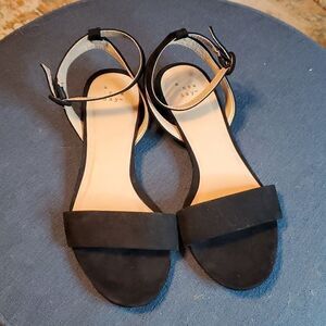 A New Day Black light heels Size 7.5 Sandals, prom, dance, formal